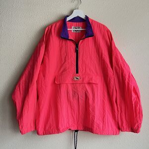 Vintage Gotcha Windbreaker Anorak 1/2 Zip Pullover Jacket M